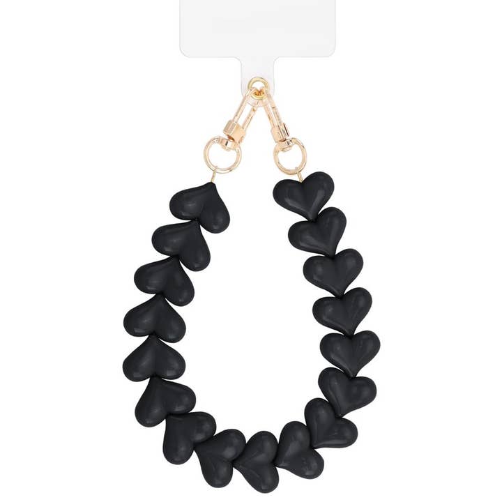 Phone Cord - Heart Keychain for wholesale by Sansira Jewelry