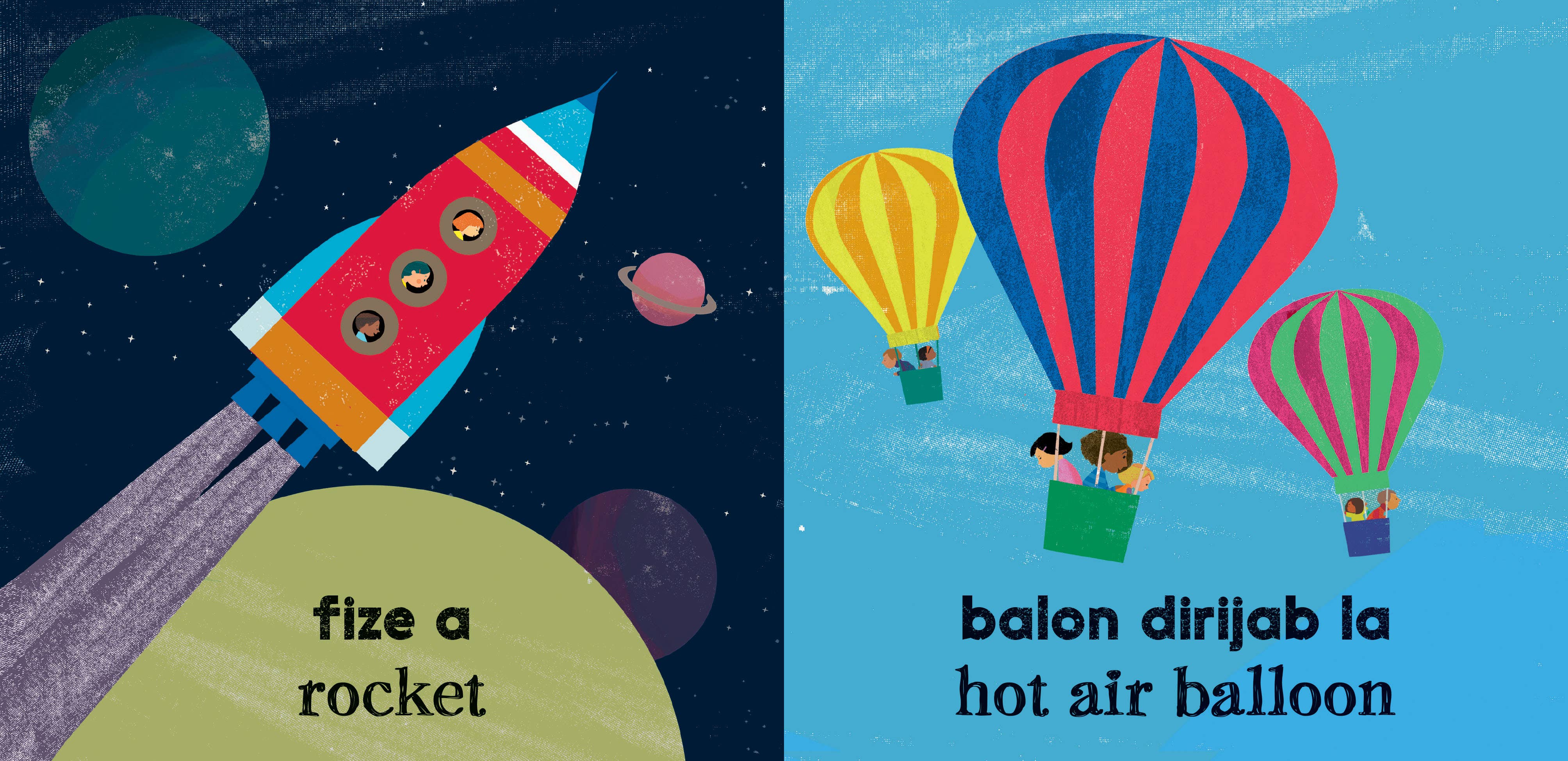 Barefoot Books - Wholesale Preschool Book (3-5) - Fast & Slow (Bilingual Haitian Creole & English)4