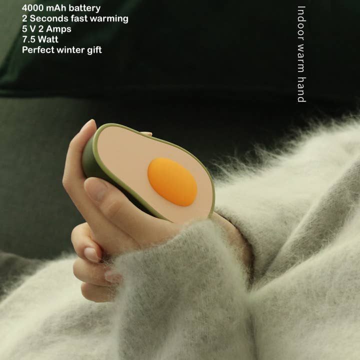 Allocacoc DesignNest - Wholesale Hand Warmer - Avocado - The Portable Rechargeable Hand Warmer