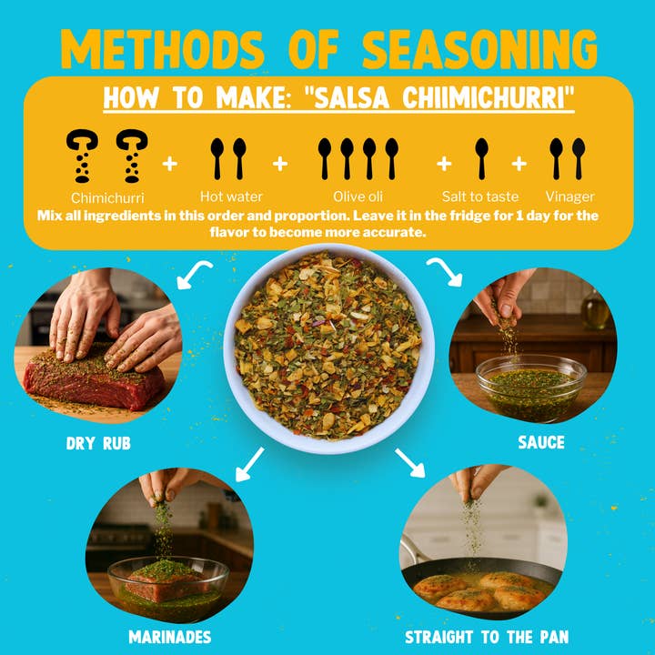 The Pinch - World Spice Blends - Wholesale Dried spice mix - Chimichurri - 400g4