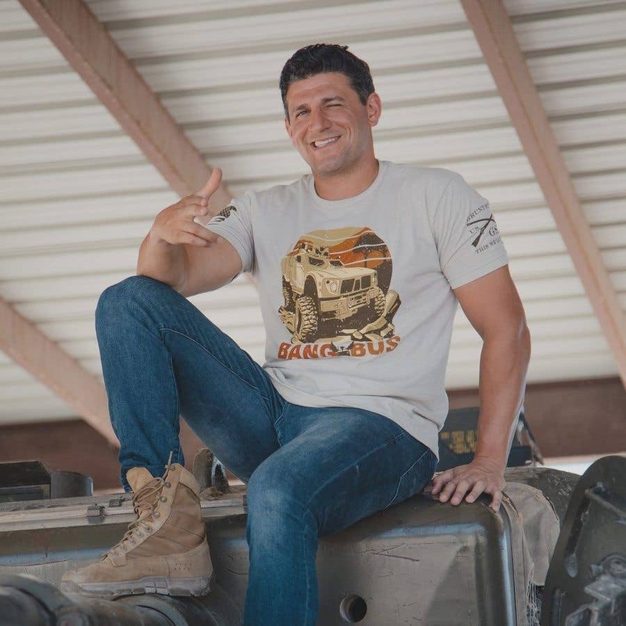 Grunt Style - Wholesale Screen Printed T-Shirt - Men's - Bang Bus T-Shirt - Sand4