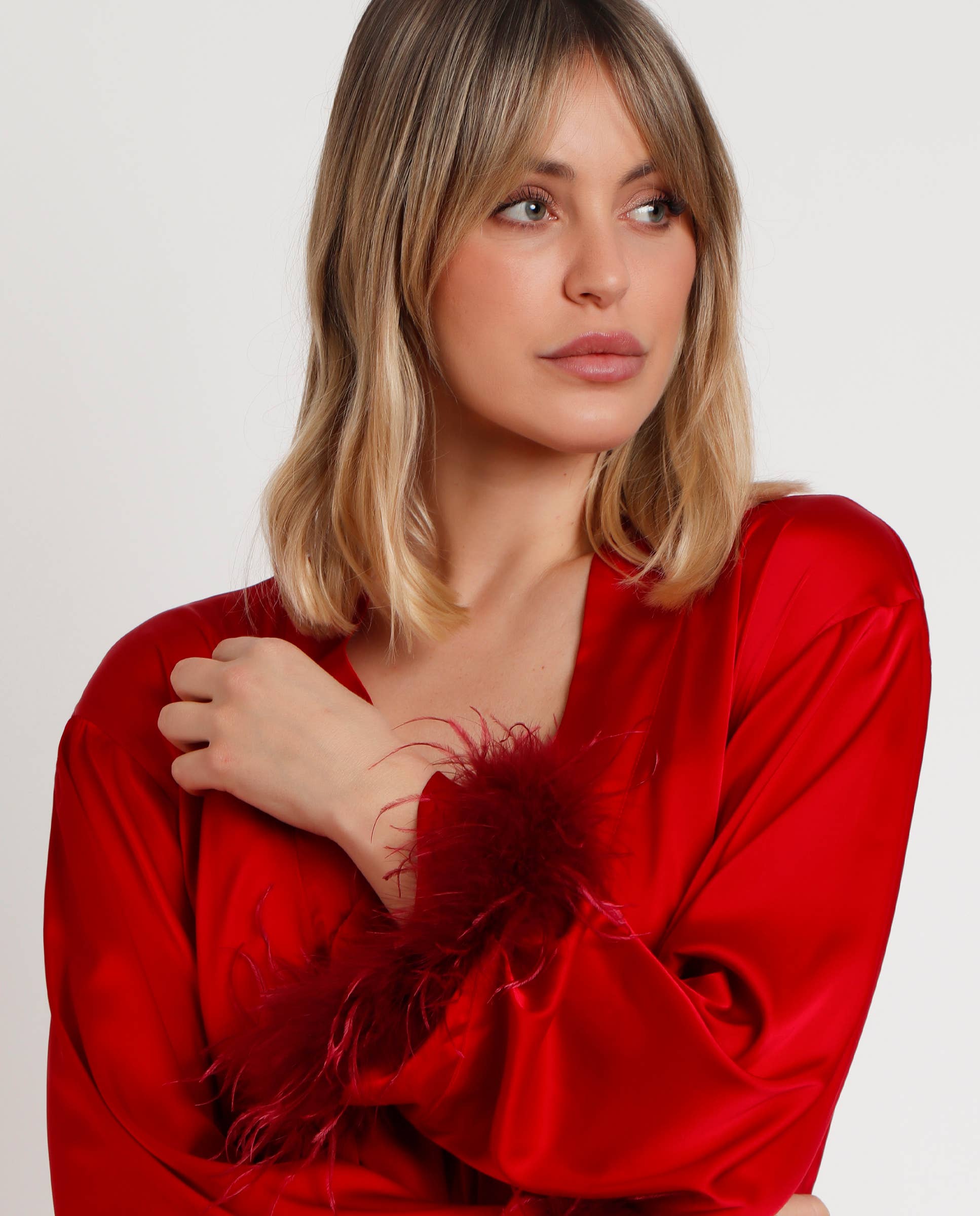 ADMAS - Vendita all'ingrosso Vestaglia - Donna - Accappatoio Natalizio Marabu ADMAS7