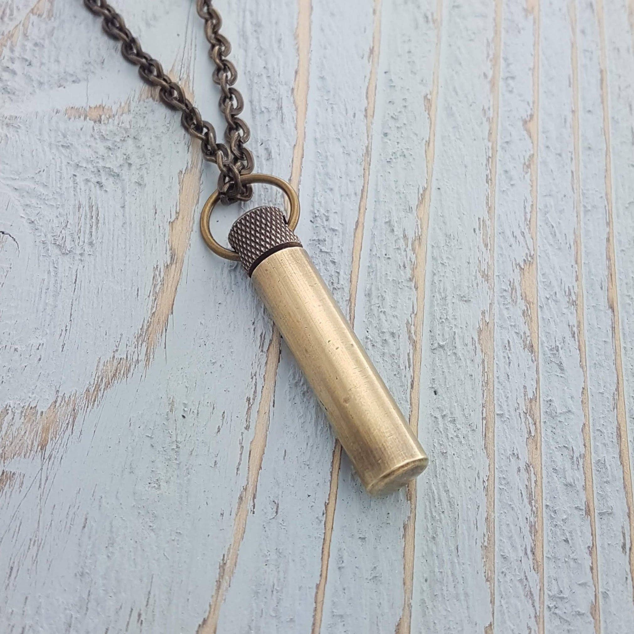 Just Vial - Wholesale Pendant/Charm Necklace - Poison Vial Pendant Necklace - Antique Brass4