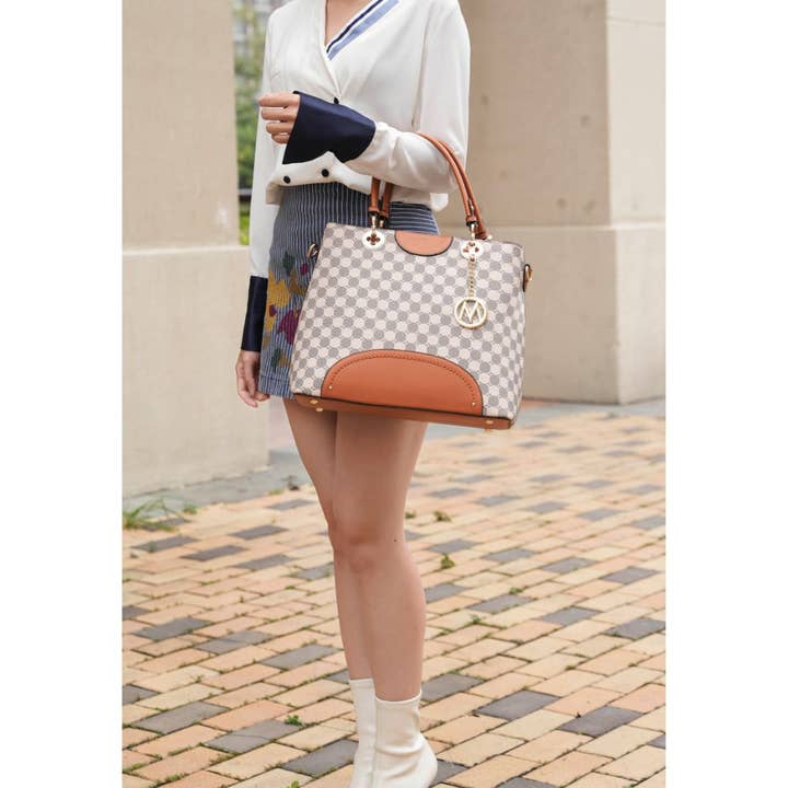 MKF Collection - Wholesale Top Handle Bag - Women's - Gabriella Handbag with Wallet Crossover Women by Mia K.