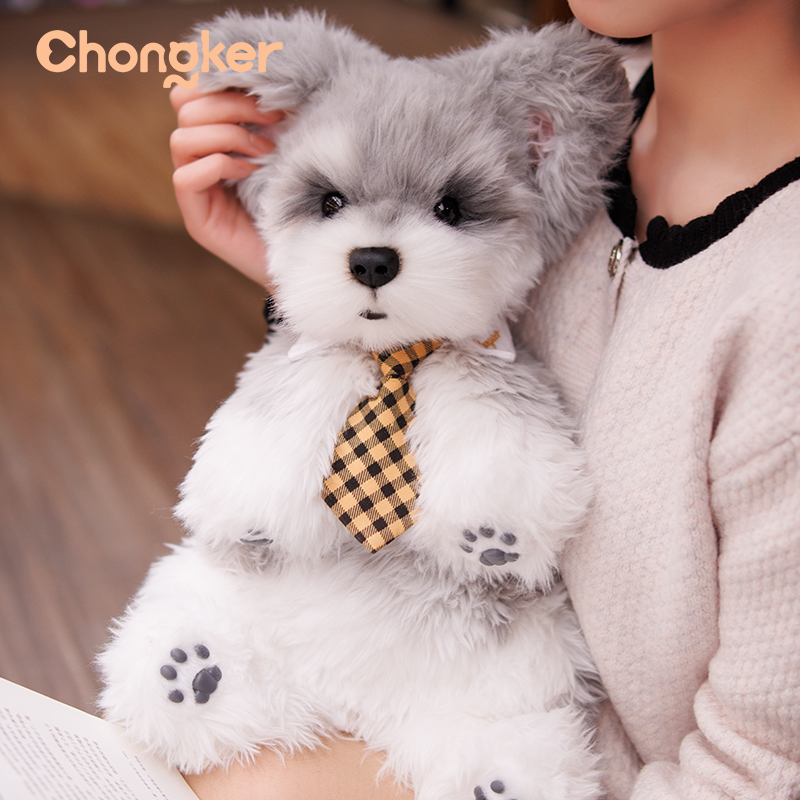 Chongker - Venta al por mayor Peluche - Niños y bebés - Mochila Schnauzer – Bolsa de peluche para amantes de cachorros y niños3