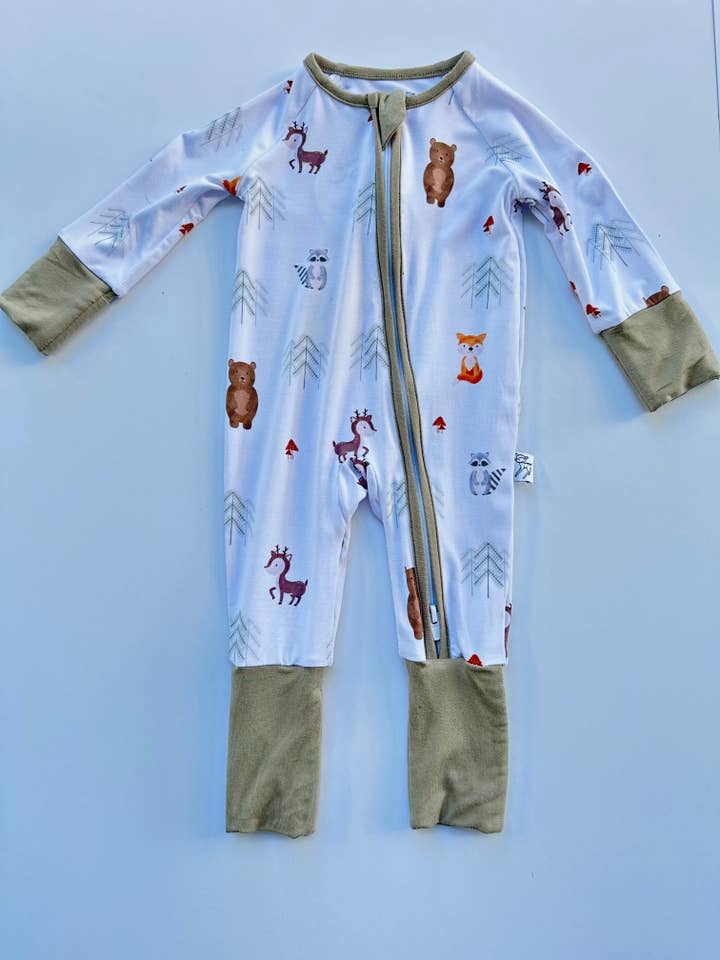 Fermeture éclair et rabat - Woodlands pour la vente par Bambaroo