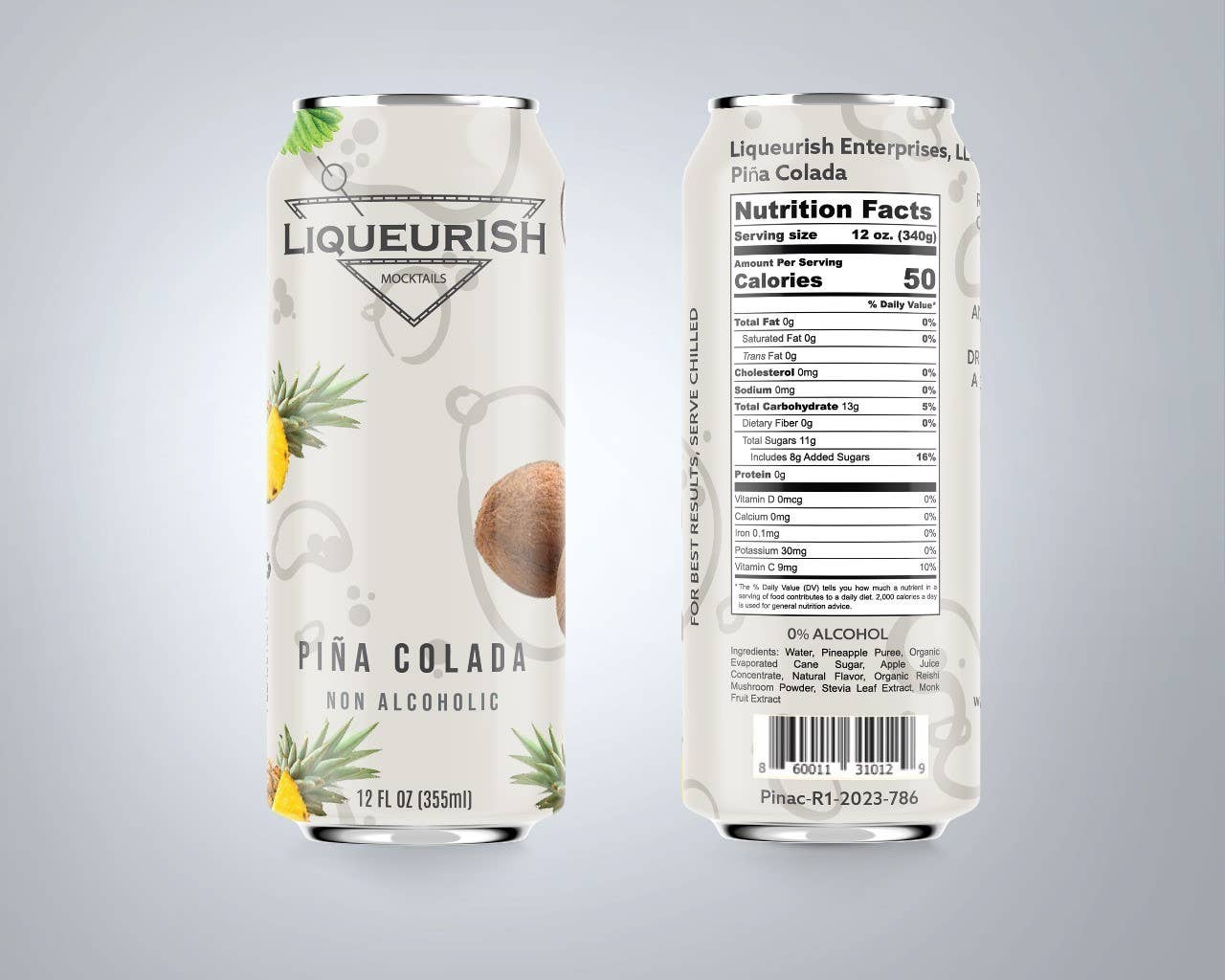 Liqueurish – wholesale Non-alcoholic aperitif/mocktail – Liqueurish Premium Mocktails - Piña Colada 5