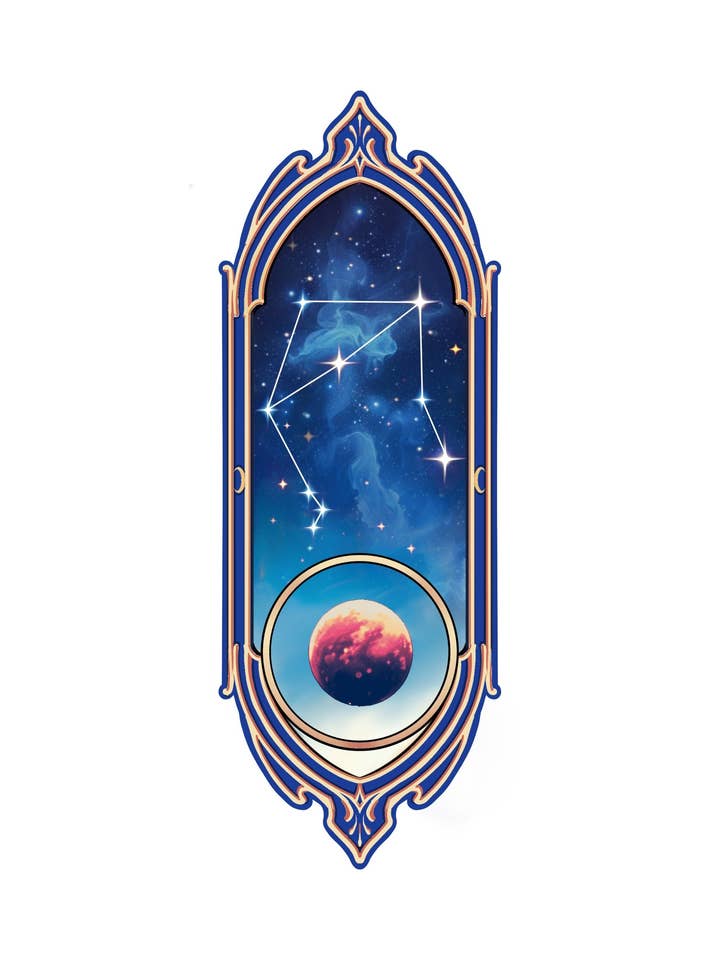 Adesivo Constelação de Libra por atacado de The Moon Et Tu