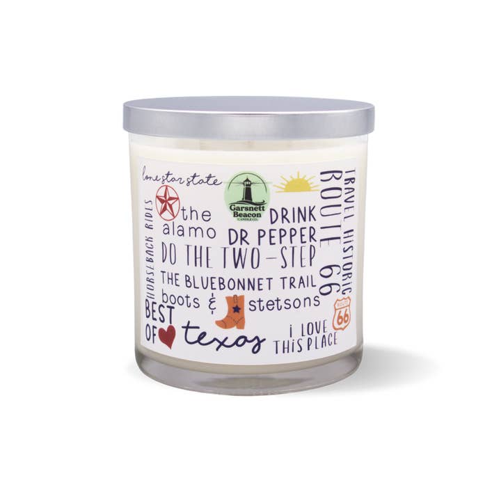 Garsnett Beacon Candle Co. - Wholesale Jar/Filled Candle - Texas - Things to Do Scented Candle1