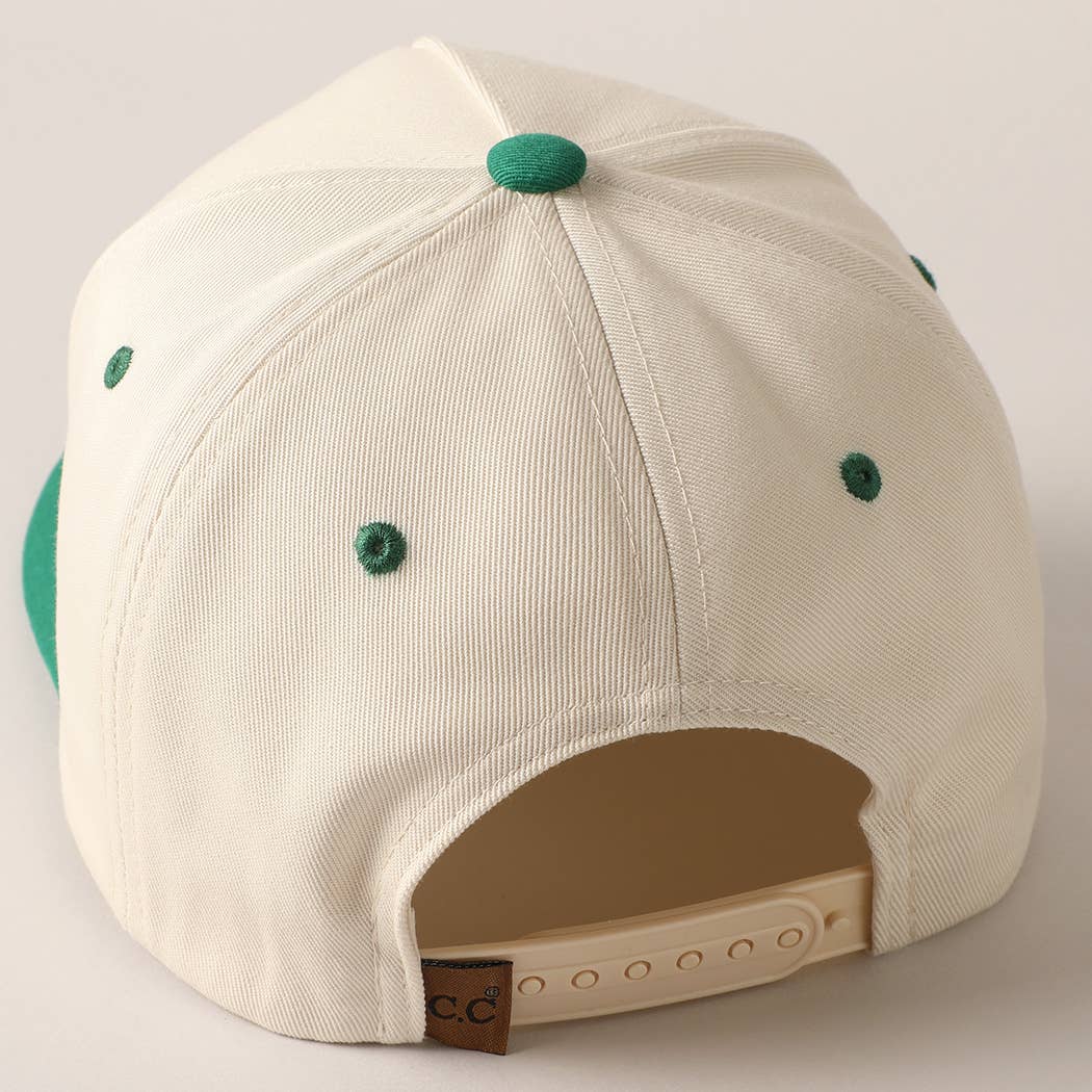 Fashion City – wholesale Baseball cap – Unisex – Vintage Cowboy Embroidery Two Tone Baseball Cap5