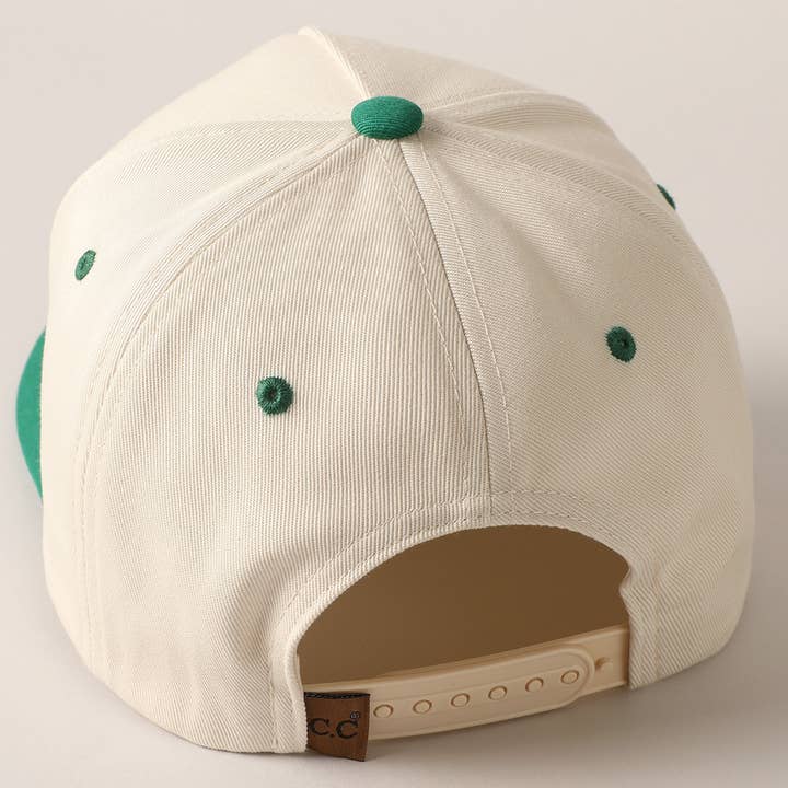 Fashion City - Wholesale Baseball cap – Unisex - Vintage Cowboy Embroidery Two Tone Baseball Cap5