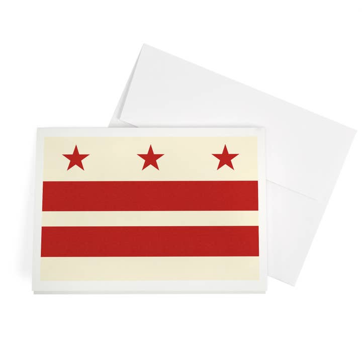 GREETING CARD Washington DC Flag, Letterpress and other Purchase Wholesale dcb37. Free Returns & Net 60 Terms on Faire trending on Faire.