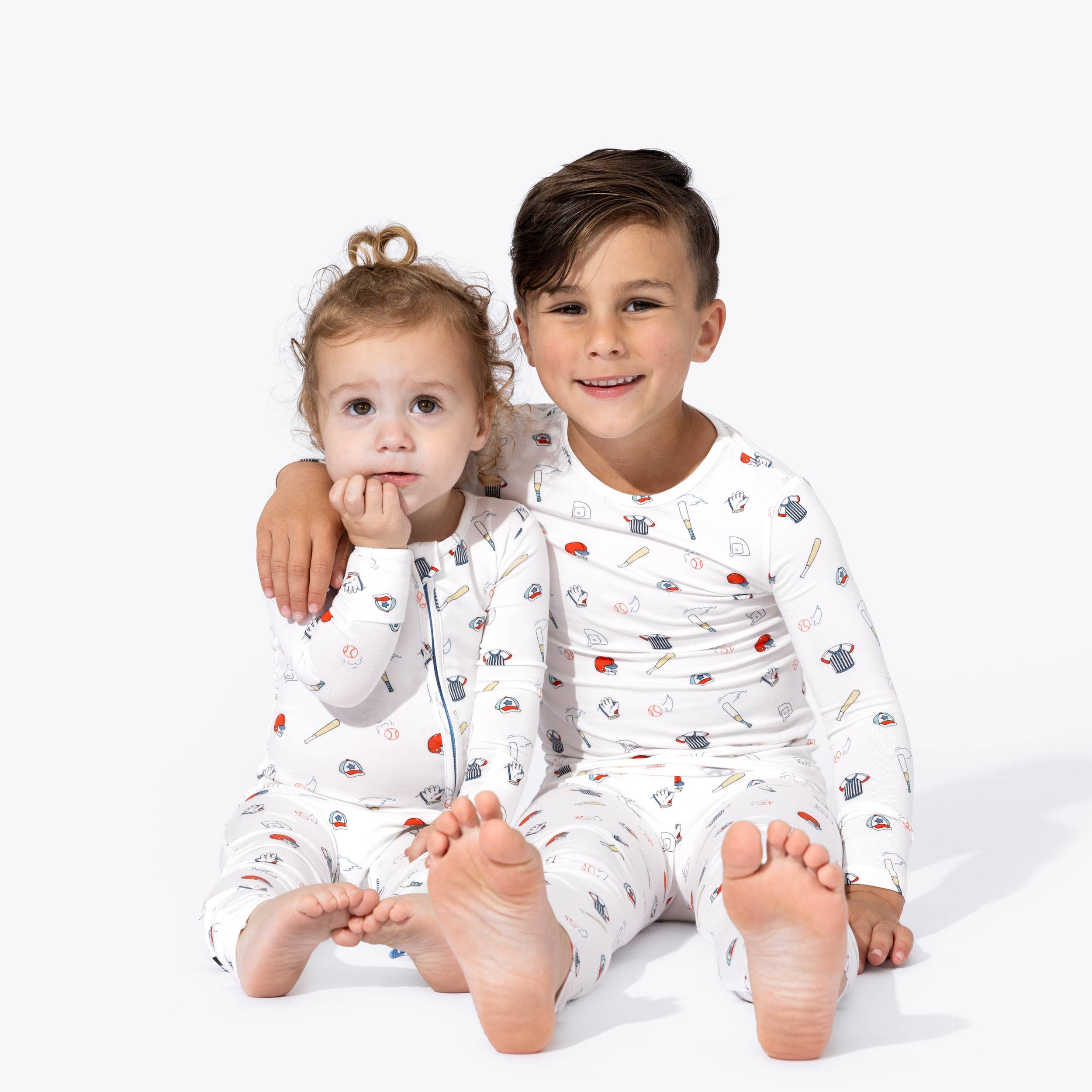 Bellabu Bear – Großhandel Schlafanzug-Set – Kinder – Zweiteiliges Baseball-Pyjamas-Set aus Bambus für Kinder9