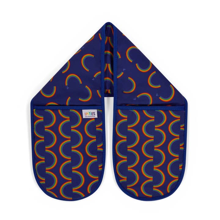 Rainbow Oven Gloves for wholesale by UmmPixies