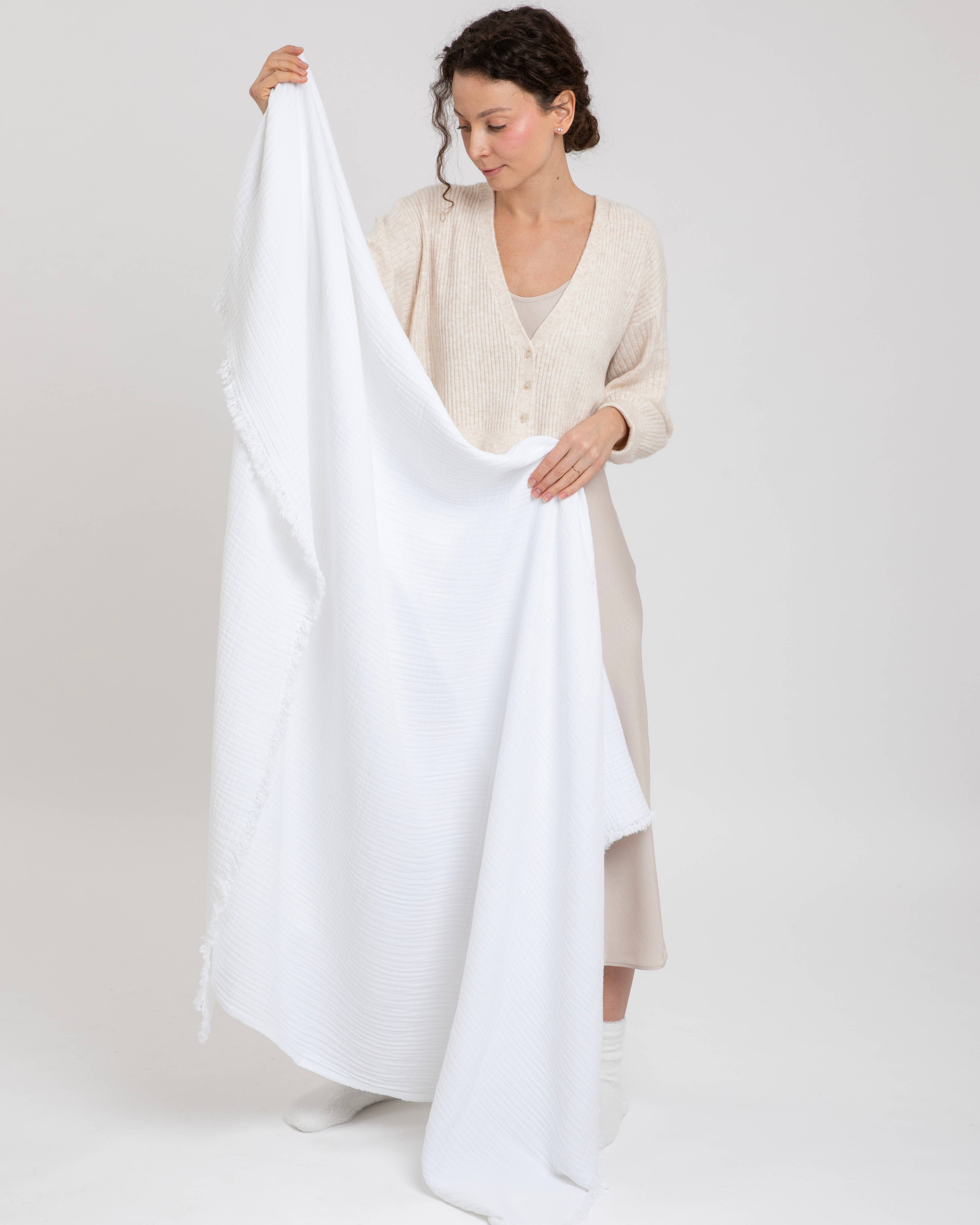 Woven Stories - Wholesale Throw Blanket - Cocoon Cotton Reversible Throw Blanket33