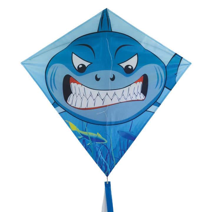 Cerf-volant diamant requin 30" (optimisé pour l'expédition) pour la vente par In the Breeze, LLC.