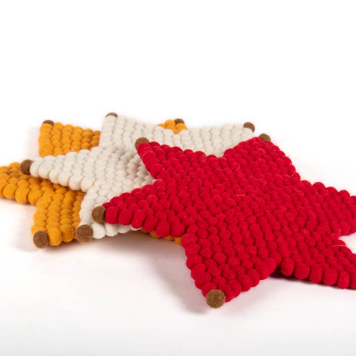 Reefelt – Engroshandel Bordskåner – Star Design10 Tommer Filt Bordskåner - 10 „Stjerne