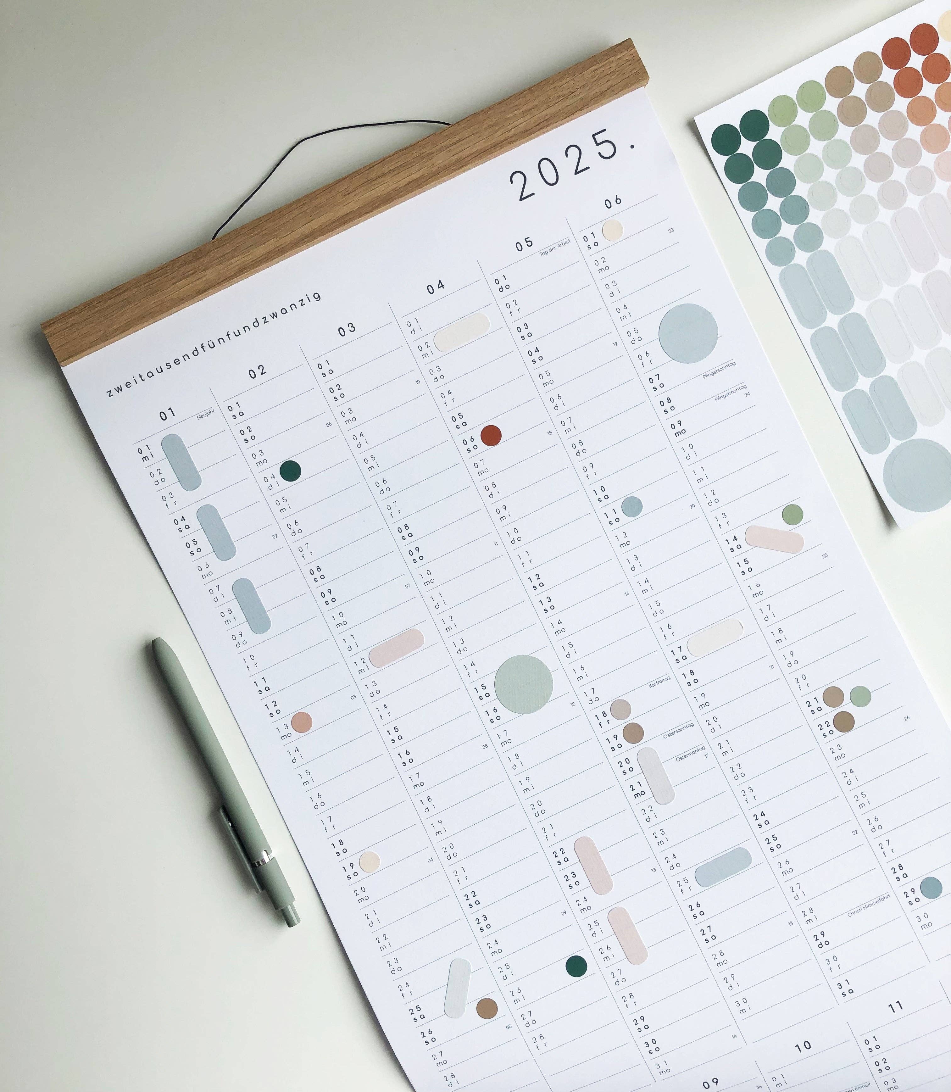 SANS.design - Venta al por mayor Calendario - Planificador anual DIN largo, 20262