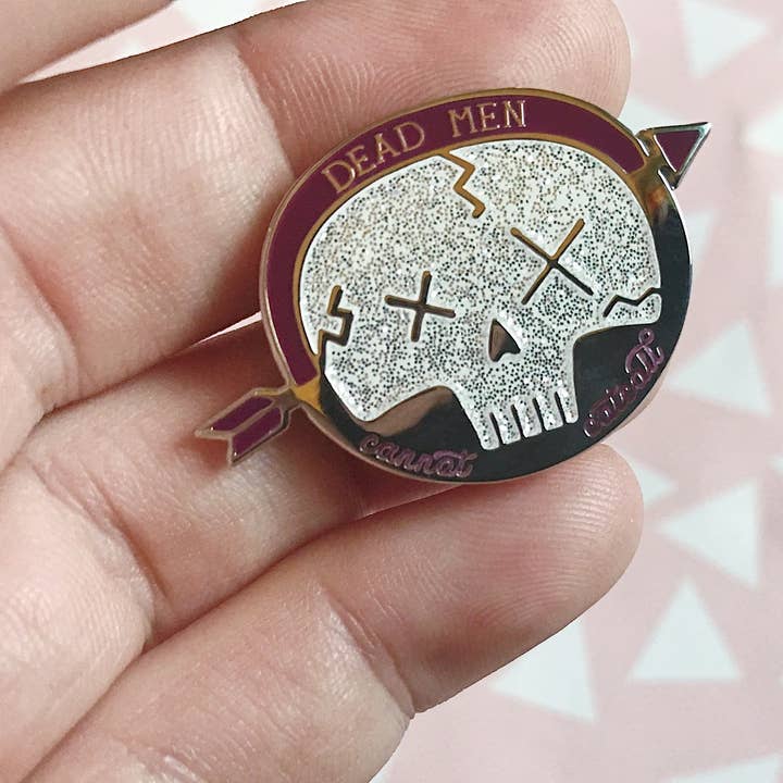 TheThirdArrow - Wholesale Lapel Pin/Button - Dead Men Cannot Catcall Pin2