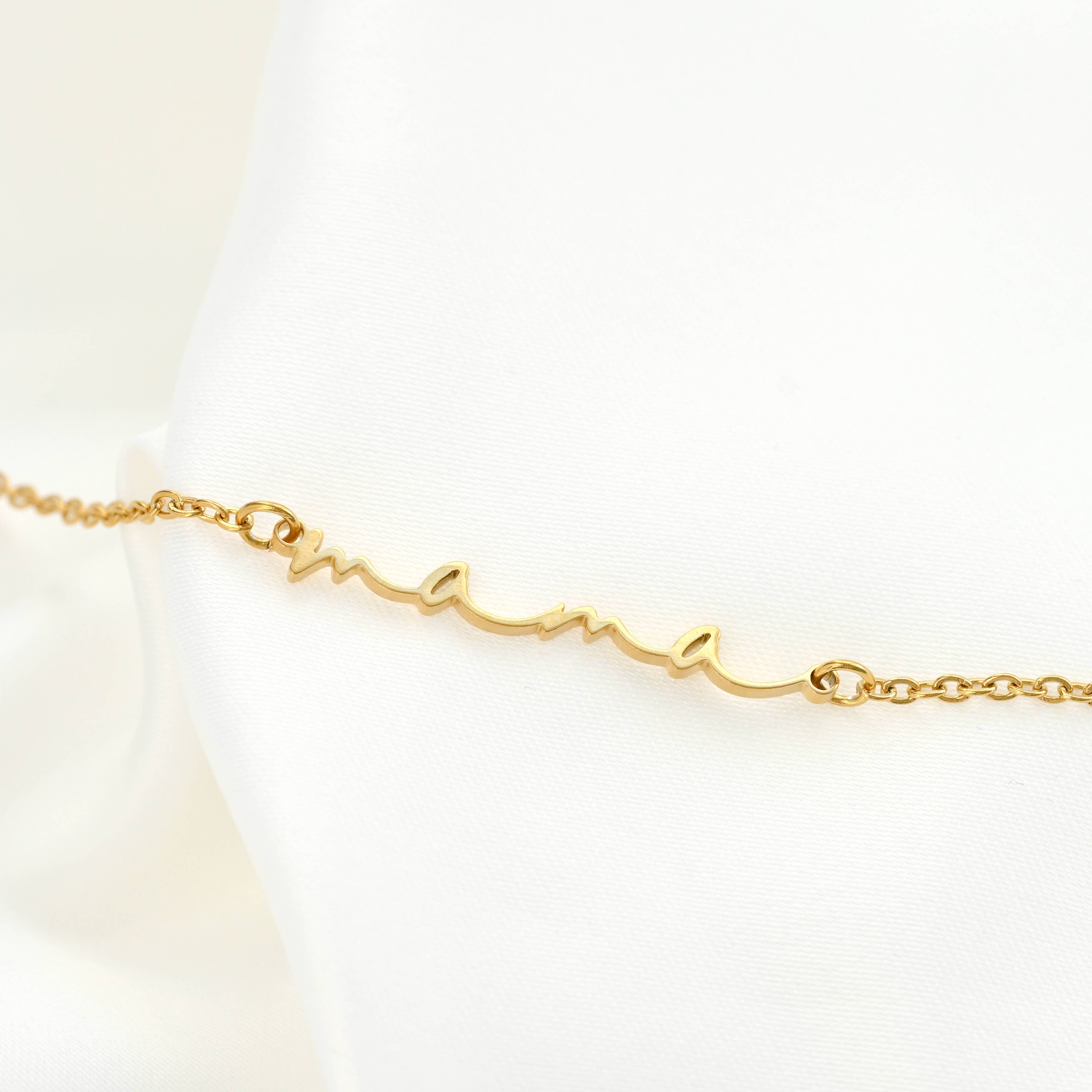 Blueyejewelry – Engroshandel Armbånd med vedhæng – Dainty Mama-armbånd - Mor-armbånd - Smykker til mors dag0