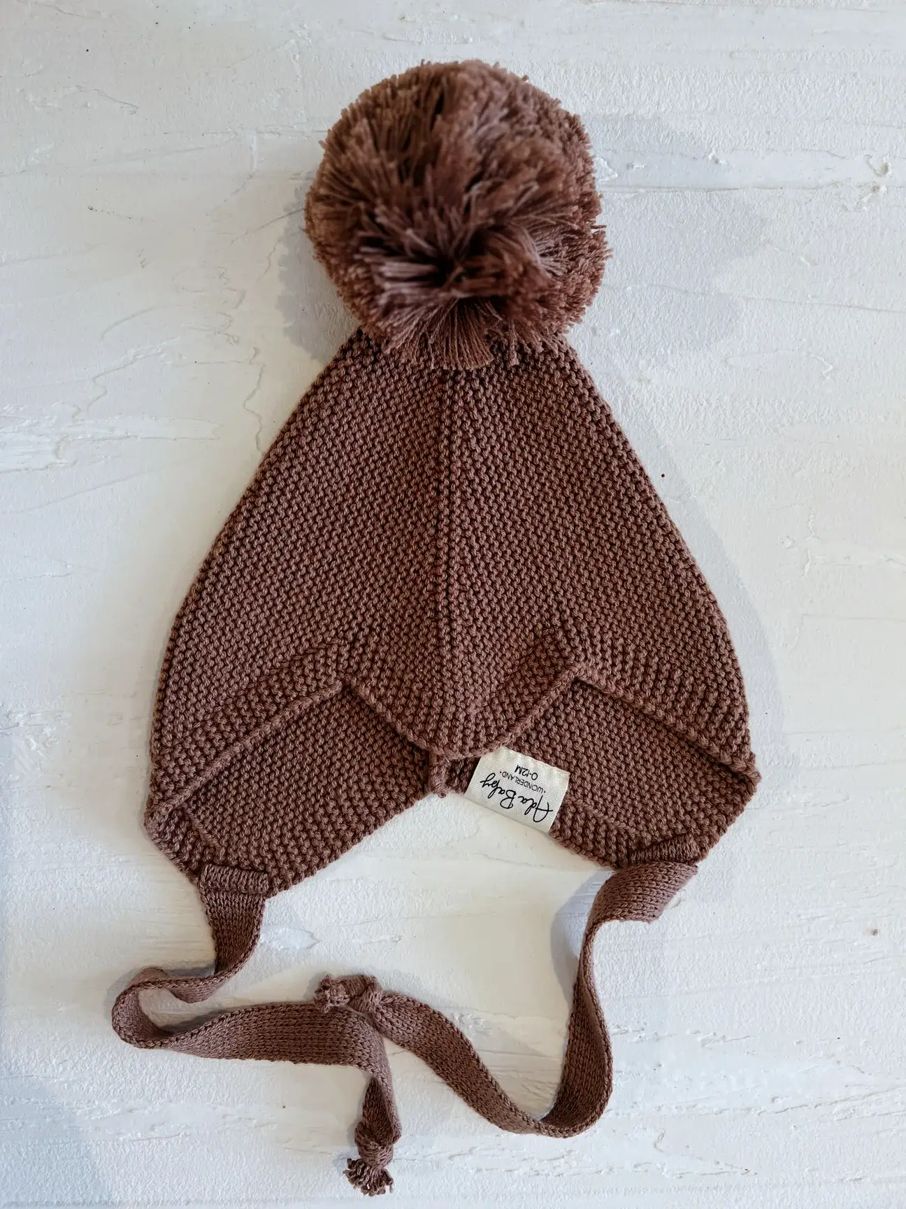 Ada Baby – wholesale Mössa för nyfödda - Baby – Stickad babyhatt med tofs6