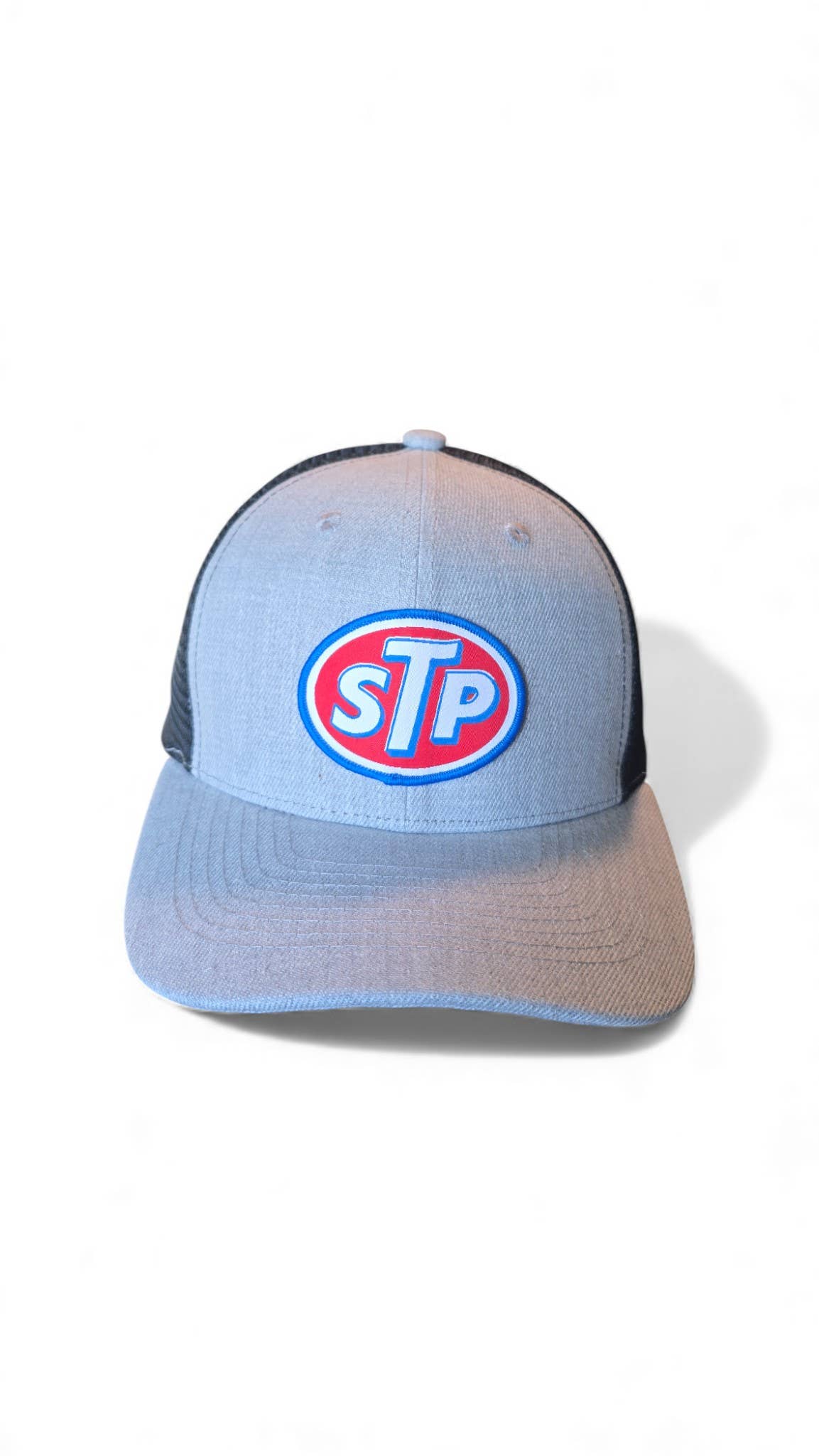 PNW Apparel - Wholesale Trucker Hat - Unisex - Retro Racing STP Oval Patch Trucker Hat4