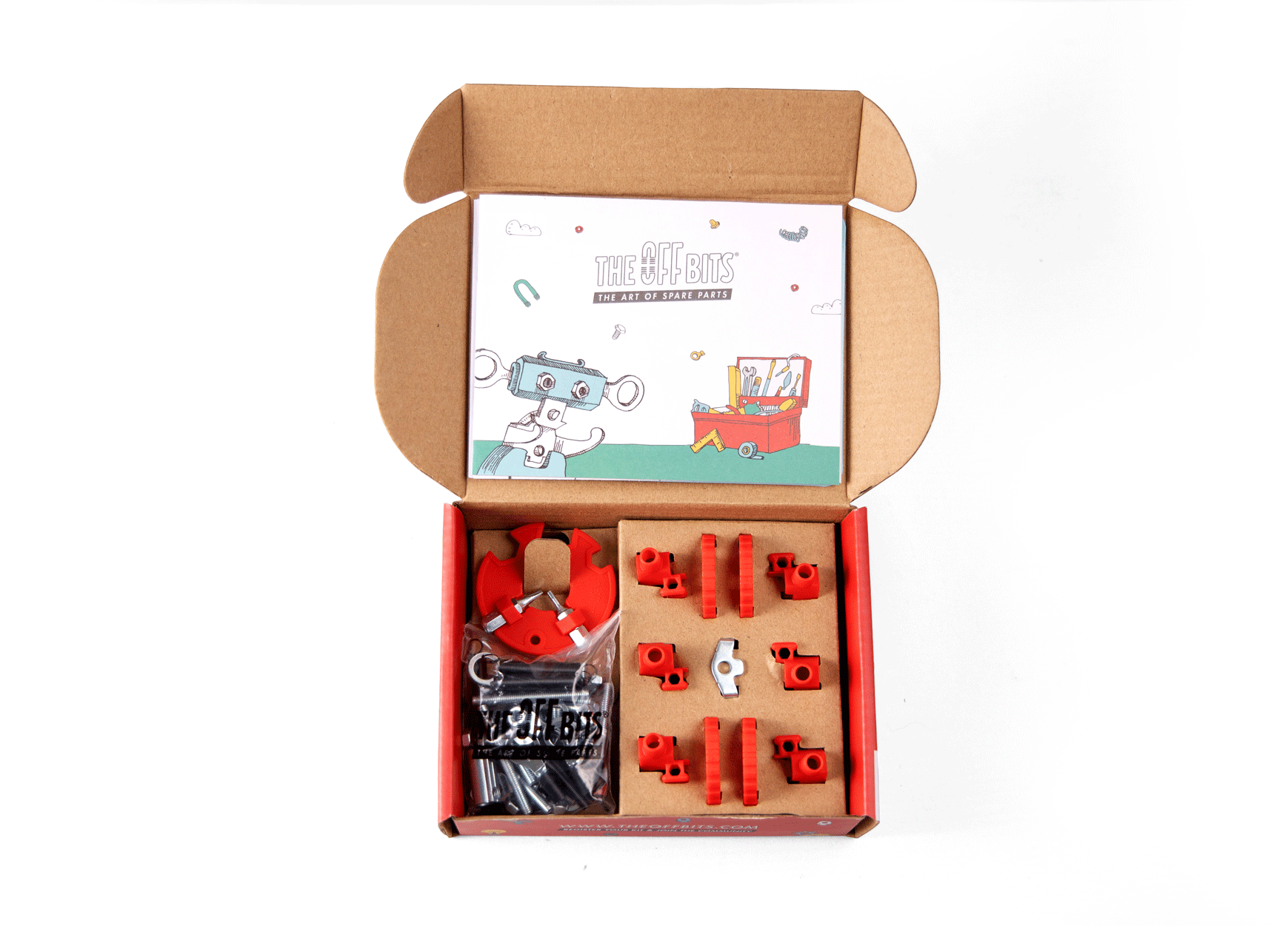 The OffBits – Conjunto de construção - Crianças por atacado – ChopperBit - Kit do Veículo: Kit de Brinquedos de Construção 3 em 1 Motorbike2