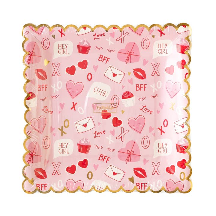 GAL1040 - Valentine Scatter fyrkantig pappersplatta för wholesale av My Mind’s Eye