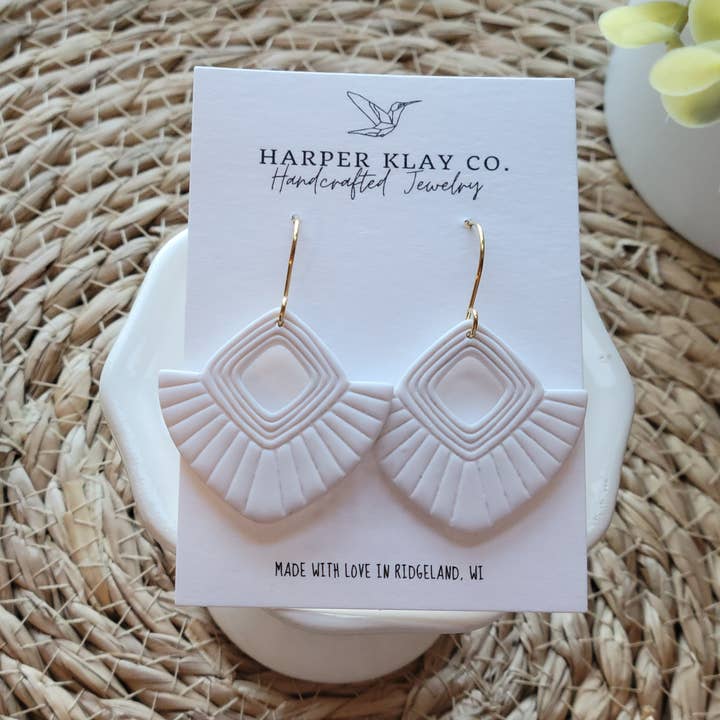 The Luna Set- Polymer Clay Dangle Earrings for wholesale by Harper Klay Co