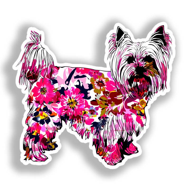 Yorkshire Terriër Hond Sticker # A017146 voor wholesale door Yoonek Graphics