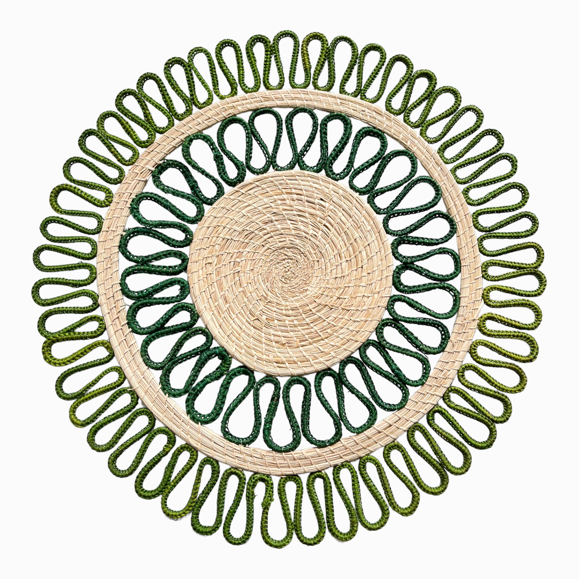 Coro Cora™ - Wholesale Placemat - Magnolia Dos Placemat - Iraca Palm1