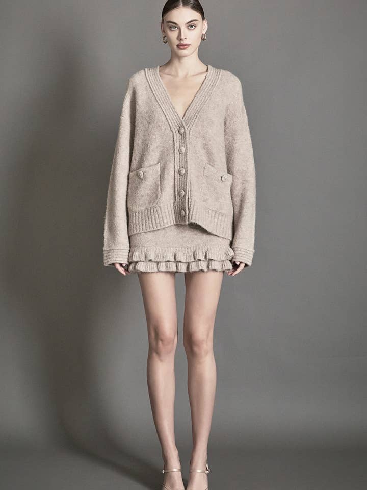 Cardigan surdimensionné en peluche pour la vente par Endless Rose