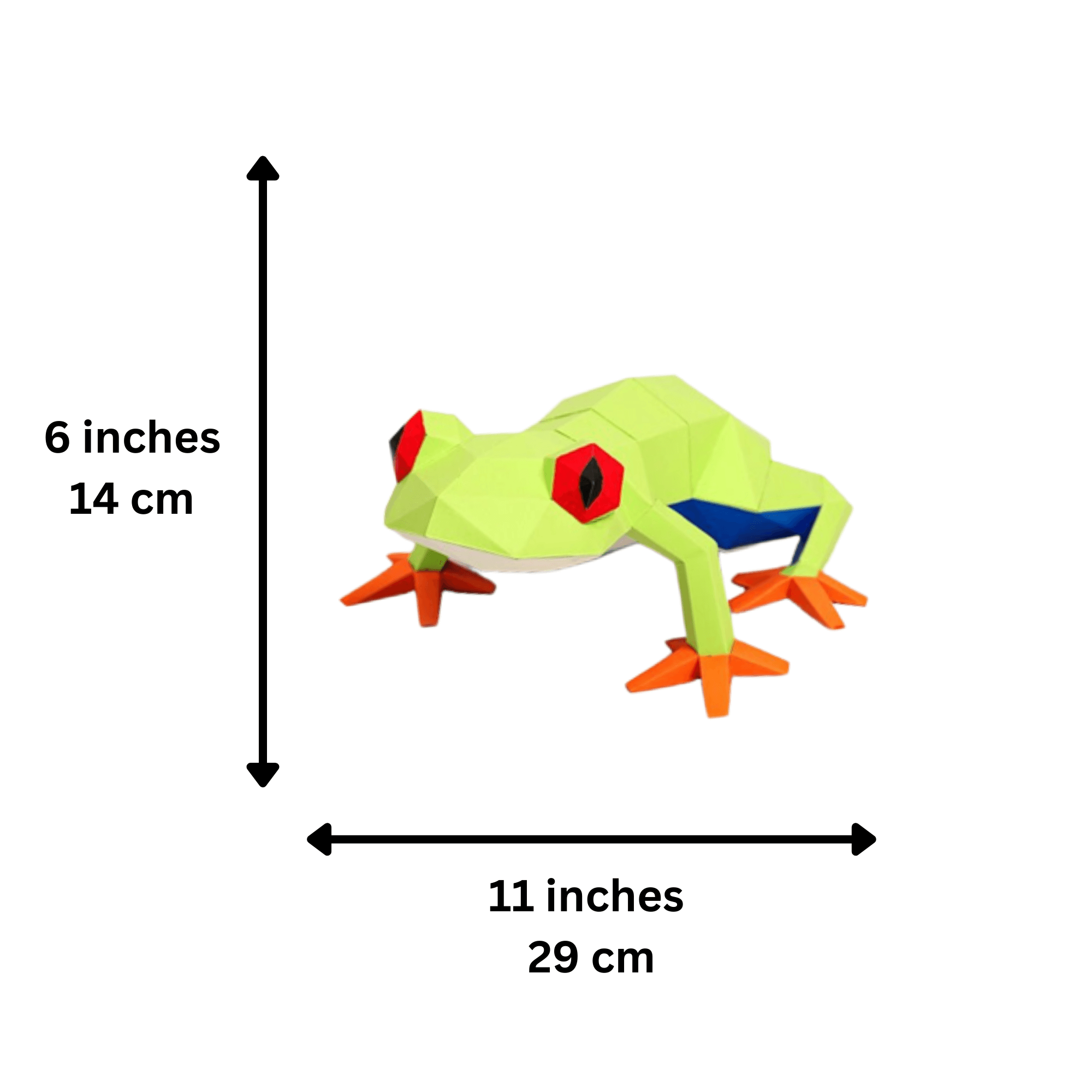 PAPERCRAFT WORLD – wholesale DIY craft kit – Frog 3D Unique Table Lamps Origami Model14