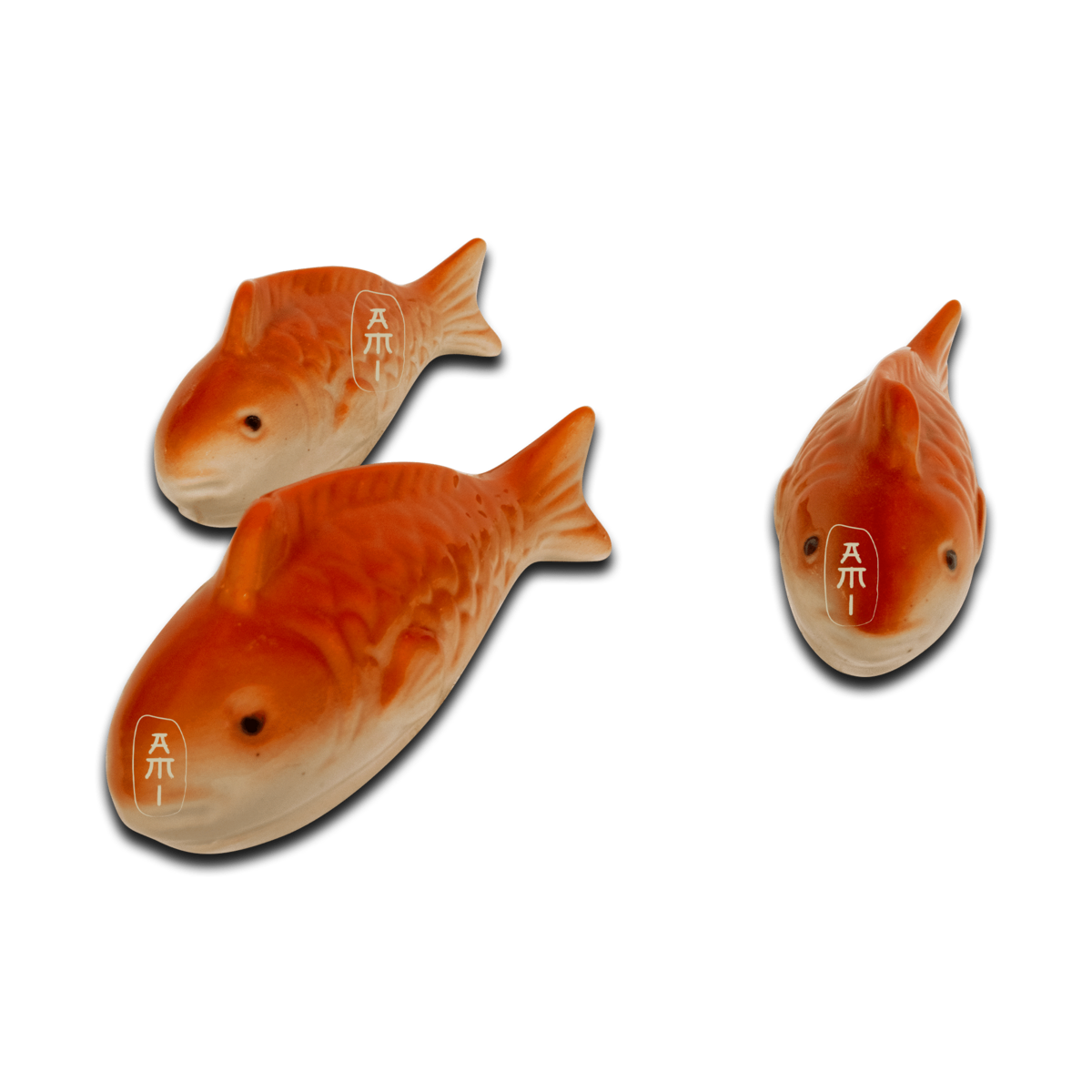 Asian Mix Interior - Wholesale Decorative Figurine - Porcelain gold fish statue2