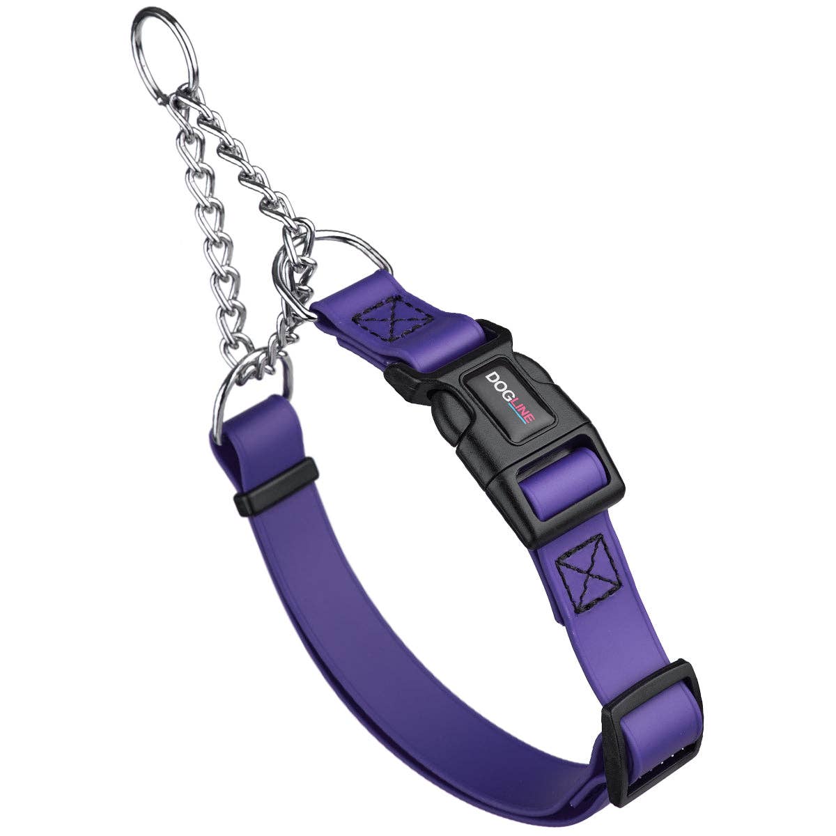Dogline - Vente Collier – chien - Collier martingale ajustable en Biothane avec boucle à dégagement rapide10