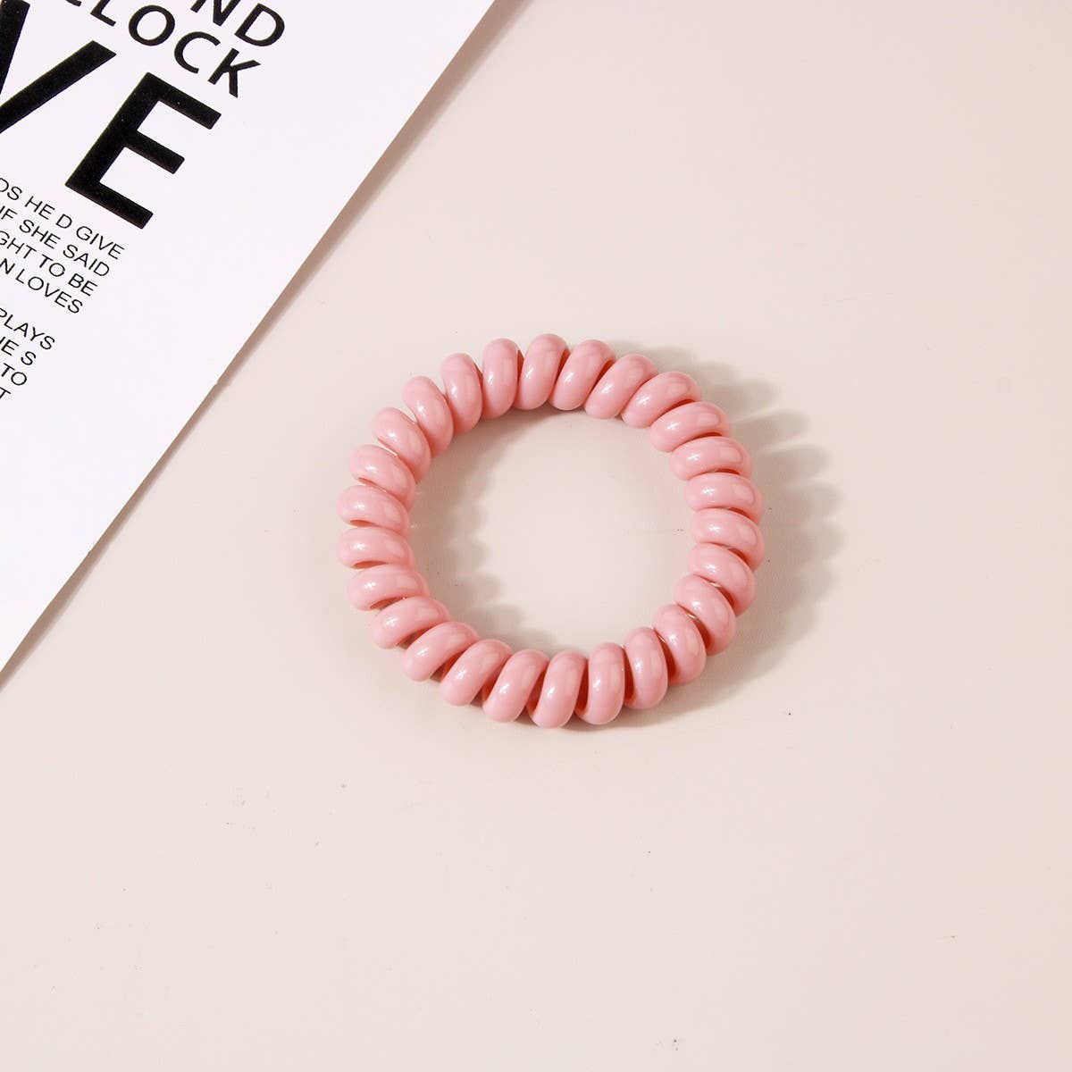 NINEXIS - Wholesale Hair Tie - CWAHA1108_Simple Phone Line Hair Tie  26