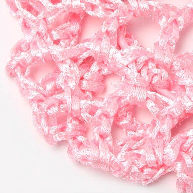 Inca UK - Venta al por mayor Conjunto de accesorios para el pelo - Mujer - Red para bollos rosa brillante de 10 cm2