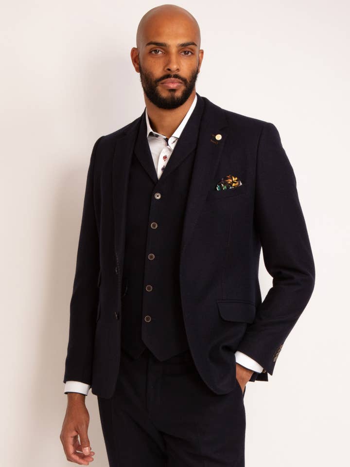 Blazer tejido de corte regular para venta al por mayor de GUIDE LONDON