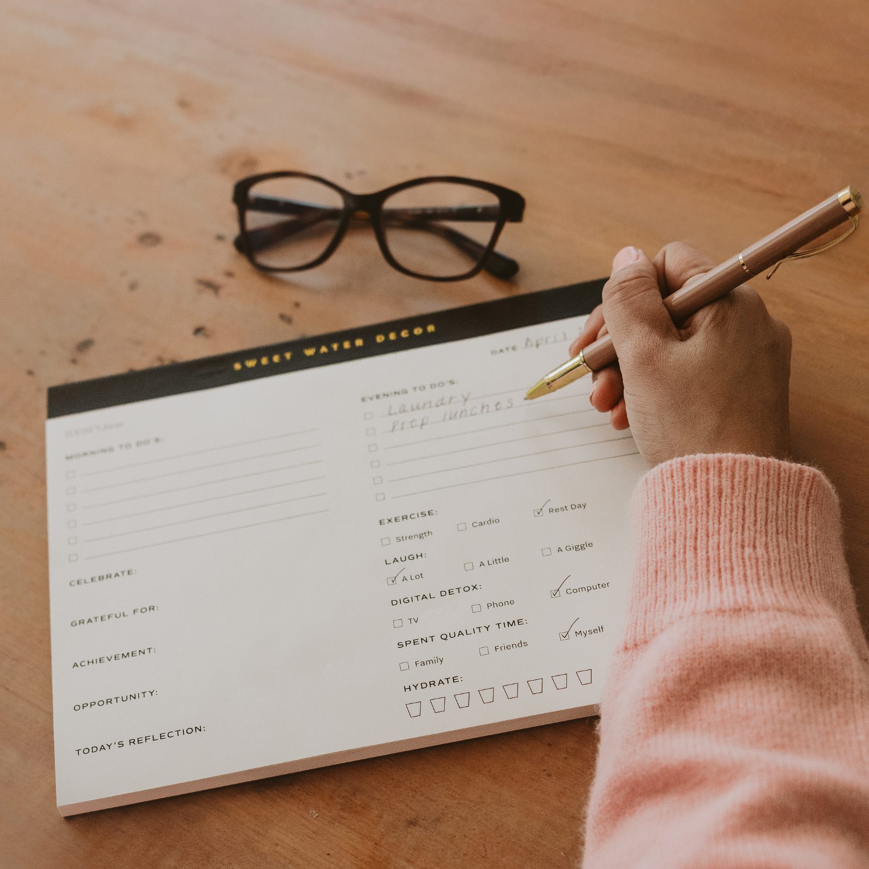 Sweet Water Decor - Wholesale Notepad - Self Care Notepad - Stationery and Gifts1