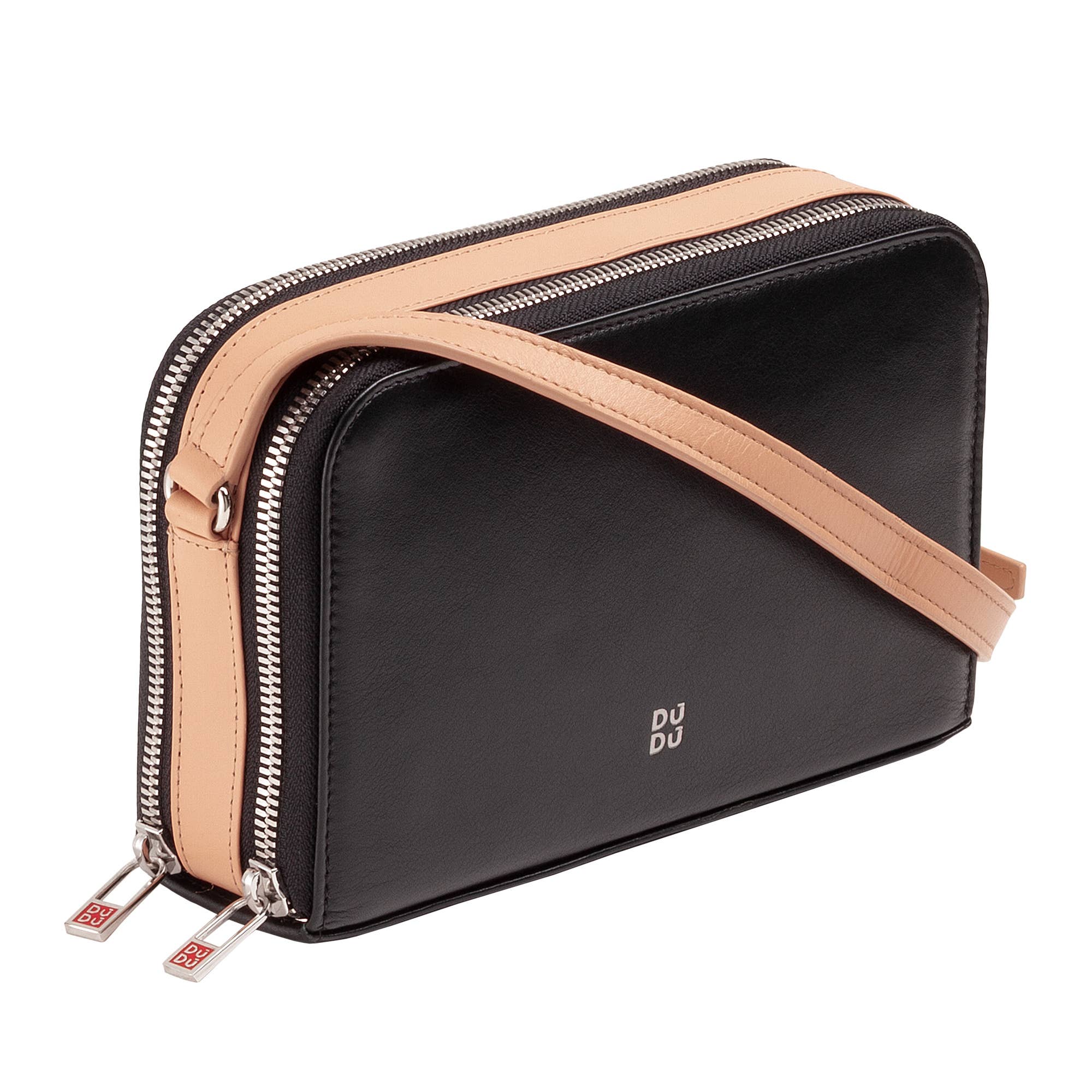 dudu - Wholesale Crossbody Bag - Women's - Dudu Women'S Small Leather Crossbody Bag Black2
