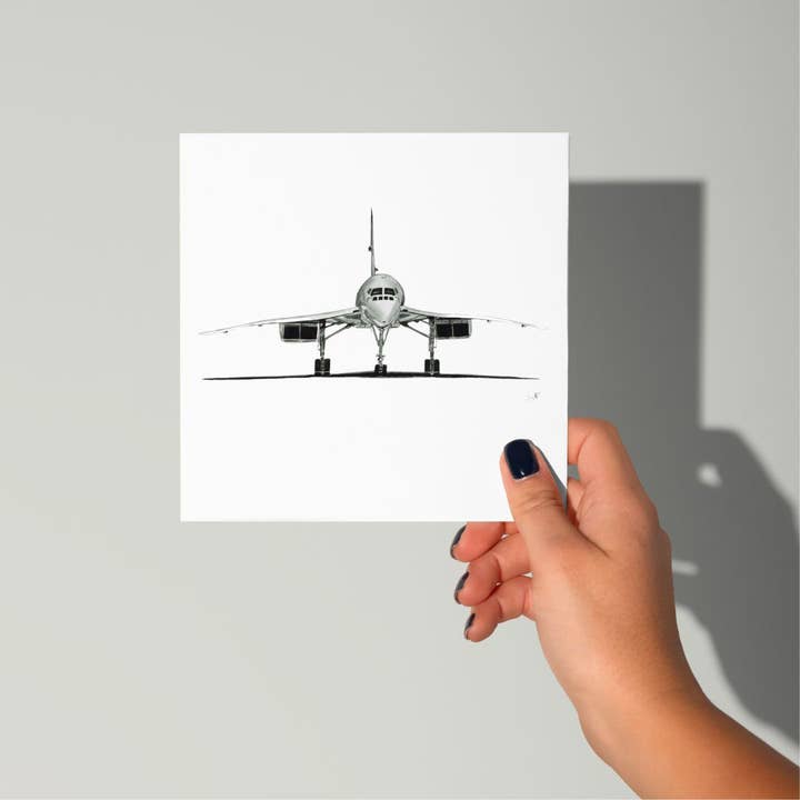 Libra Fine Arts - Wholesale Goodbye Card - Concorde Greeting Cards | Farewell Cards | Bon Voyage Cards