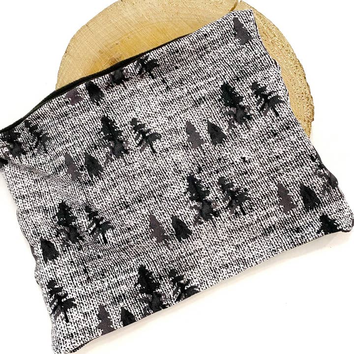 Sjaal met fleece voering - Monochrome Trees voor wholesale door Northern Lullaby