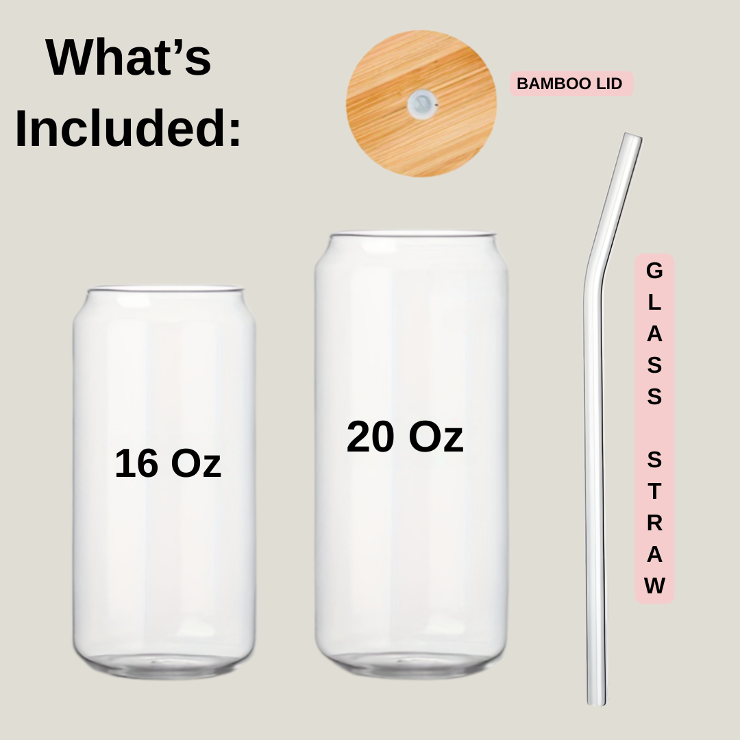 Jessdreams Creations LLC – wholesale Drinking glass/cup – Christmas Nutcracker 16 Oz Glass Cup With Lid & Straw3