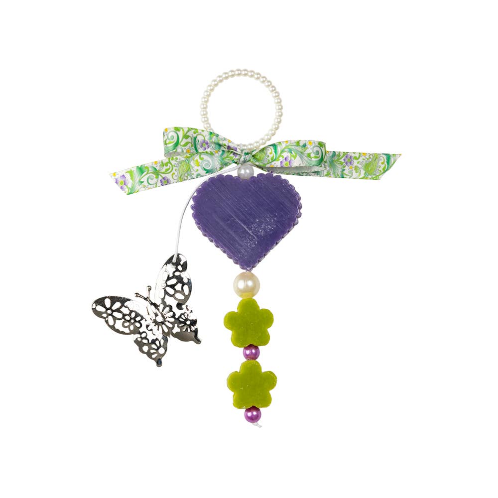 Amorevole - Wholesale Artificial flowers - The Butterfly in the Meadow - Scented Soap Wreath