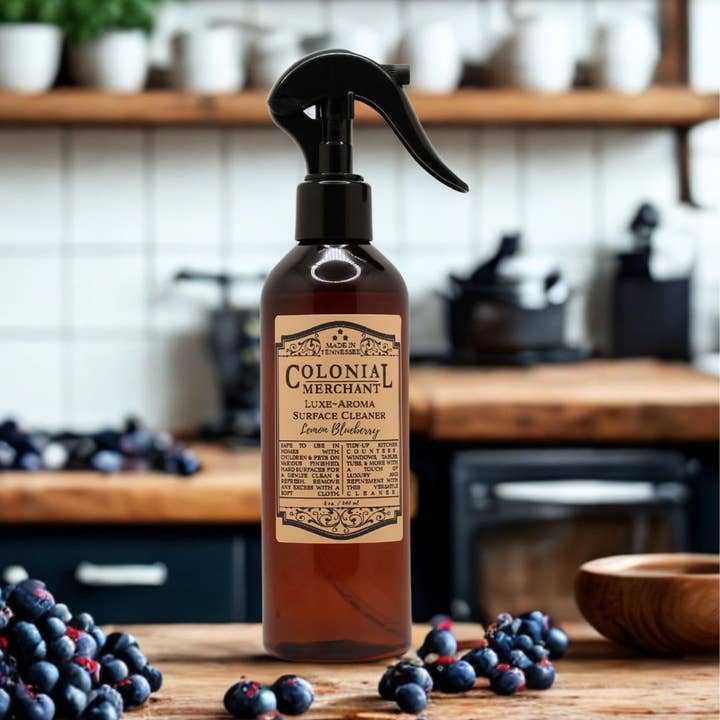 8 oz. Lemon Blueberry All-Purpose Surface Cleaner for wholesale by Colonial Merchant