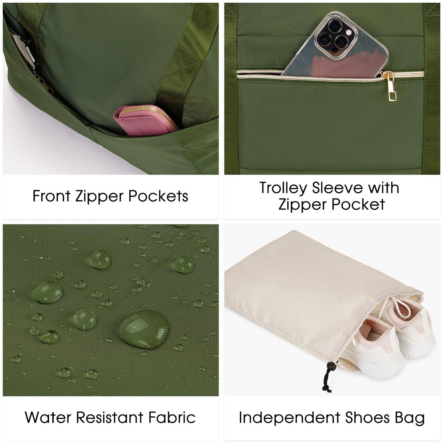 wandf - Wholesale Weekender Bag - Women's - Underseat Carry-on Luggage Duffel Bag Weekender Overnight8