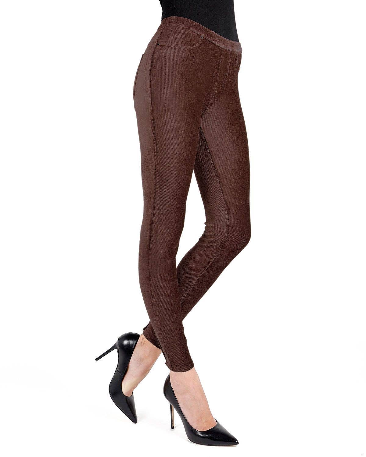 Infinity Classics International Inc. – wholesale Modeleggings – Dam – MeMoi Tunna Rib Stretch Corduroy Leggings6