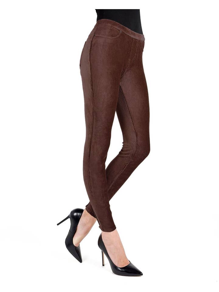 Infinity Classics International Inc. – wholesale Modeleggings – Dam – MeMoi Tunna Rib Stretch Corduroy Leggings6