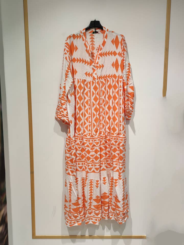 Pomelo paris – Großhandel Kleid – Damen – ELMO langes Sommerkleid 02 - PE255