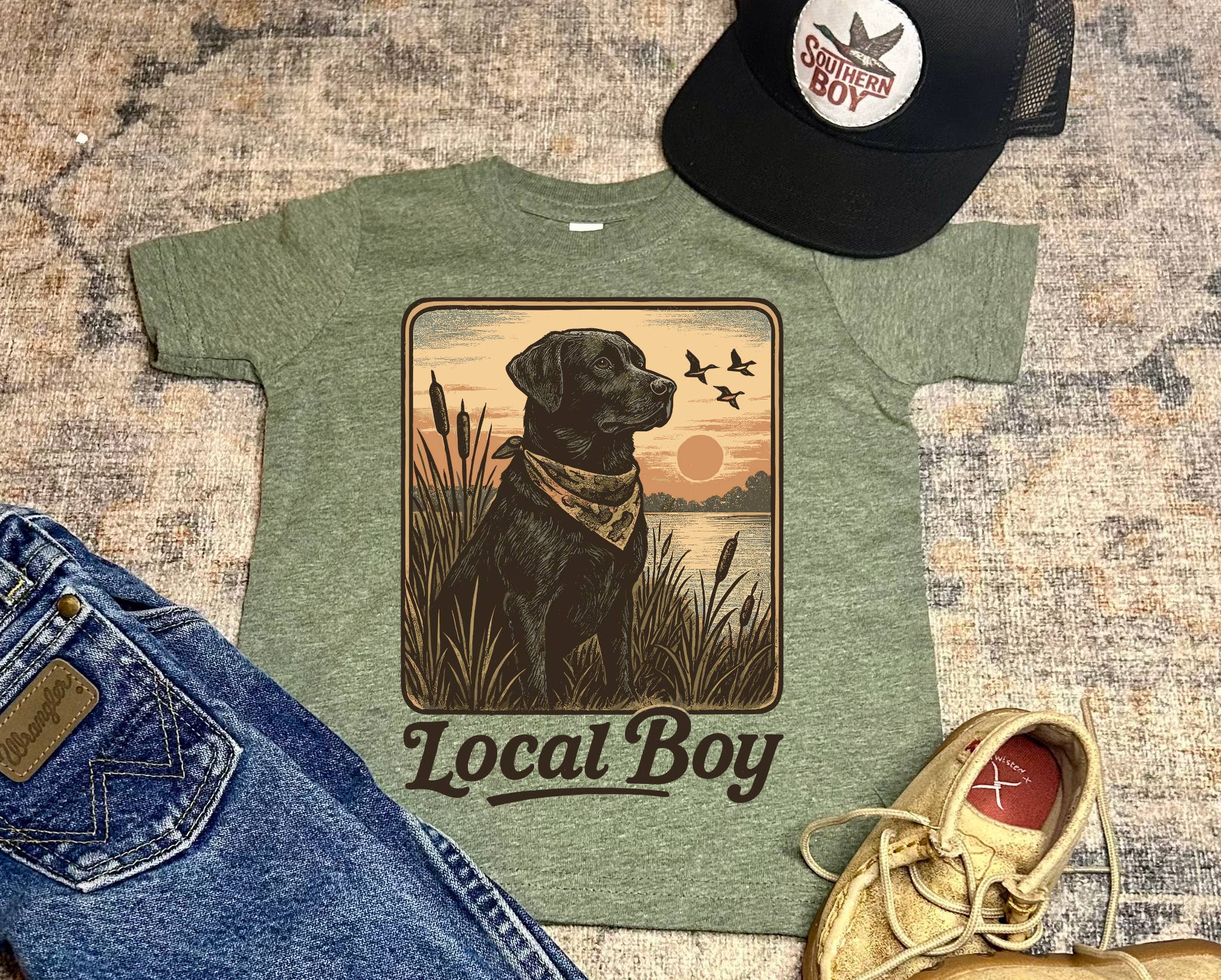 Rowdy Rascal Boutique LLC - Wholesale Screen Printed T-Shirt - Kids - Local Boy Kids Tee